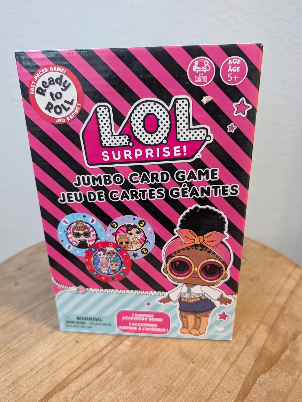 New in Box Lot of 2 LOL Surprise OMG Class Prez Fashion Doll and Jumbo Card Game